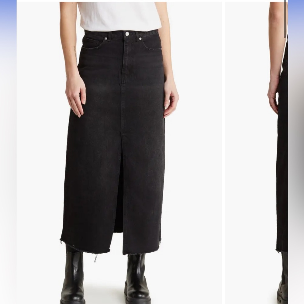 Habitual Black Maxi Skirt